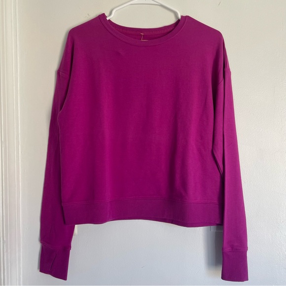 AIM NWT Magenta Crewneck Pullover Sweater - Kid’s XXL (Size 18) - Picture 4 of 16